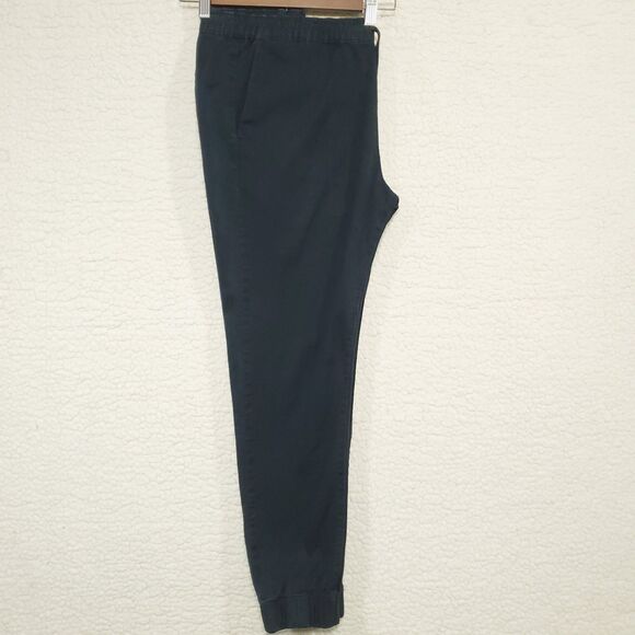 Bullhead Denim Co Women's Size Med Black Drawstring Waist Skinny Jogger Pants - Picture 3 of 16